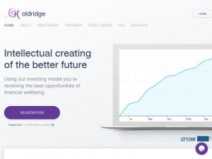 Скриншот главной страницы сайта oldridge.fund