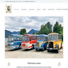 Скриншот главной страницы сайта oldtimerbus-mieten.events