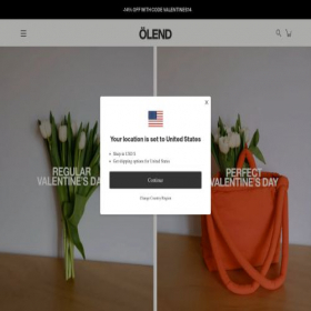 Скриншот главной страницы сайта olend.net