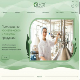 Скриншот главной страницы сайта oleos-info.ru