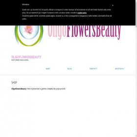 Скриншот главной страницы сайта oligoflowersbeauty.it