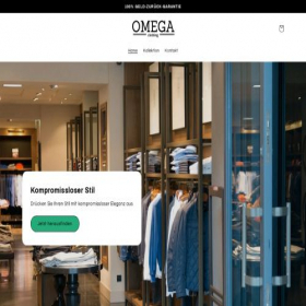 Скриншот главной страницы сайта omega-outfit.com