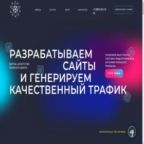 Скриншот главной страницы сайта omegait.ru