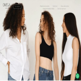 Скриншот главной страницы сайта omegamodelsagency.ru