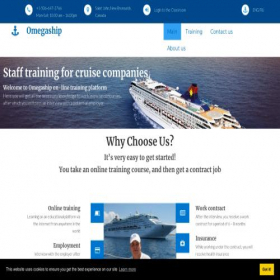 Скриншот главной страницы сайта omegaship.ca