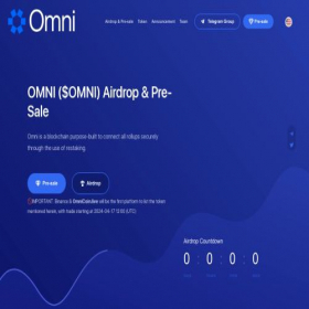 Скриншот главной страницы сайта omnicoin.live
