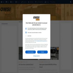Скриншот главной страницы сайта omsimods.com