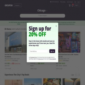 Скриншот главной страницы сайта omsk.groupon.ru