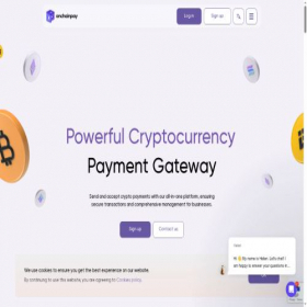 Скриншот главной страницы сайта onchainpay.io