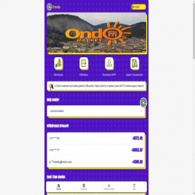 Скриншот главной страницы сайта ondo.fun
