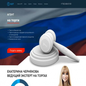 Скриншот главной страницы сайта one-lot.ru