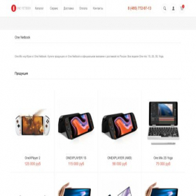 Скриншот главной страницы сайта one-netbook.ru