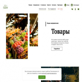 Скриншот главной страницы сайта one-shopw.com