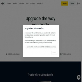 Скриншот главной страницы сайта one.exnesstrack.org