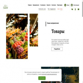 Скриншот главной страницы сайта oneshopw.ru