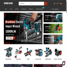 Скриншот главной страницы сайта onevantool.com