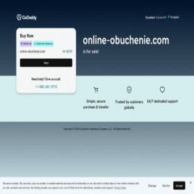 Скриншот главной страницы сайта online-obuchenie.com