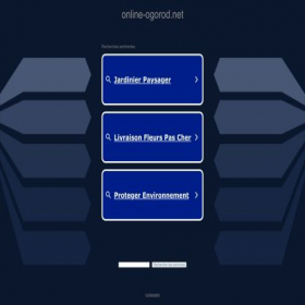 Скриншот главной страницы сайта online-ogorod.net
