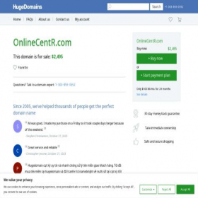 Скриншот главной страницы сайта onlinecentr.com