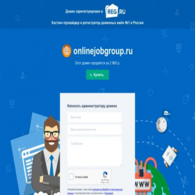 Скриншот главной страницы сайта onlinejobgroup.ru