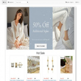 Скриншот главной страницы сайта onlinestores.2024cheapoutlet.com
