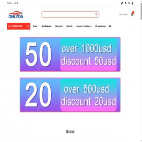 Скриншот главной страницы сайта onlyda.com