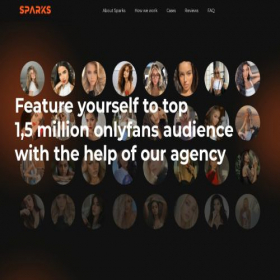 Скриншот главной страницы сайта onlyfans.agency