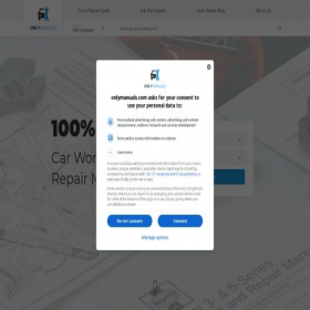Скриншот главной страницы сайта onlymanuals.com