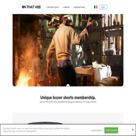 Скриншот главной страницы сайта onthatass.com