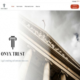 Скриншот главной страницы сайта onyx-trust.com