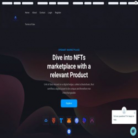 Скриншот главной страницы сайта openartmarkets.com