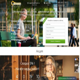 Скриншот главной страницы сайта opendip24.ru