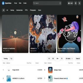 Скриншот главной страницы сайта openseas.pages.dev