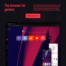 Скриншот главной страницы сайта opera-x.net
