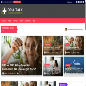 Скриншот главной страницы сайта opiatalk.com