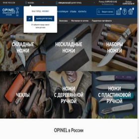 Скриншот главной страницы сайта opinrussia.ru