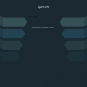 Скриншот главной страницы сайта opkm.com