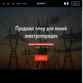 Скриншот главной страницы сайта opory-lep.ru