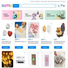 Скриншот главной страницы сайта opptop.ru