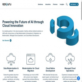 Скриншот главной страницы сайта opsguru.io