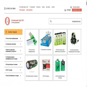 Скриншот главной страницы сайта opt-18.ru