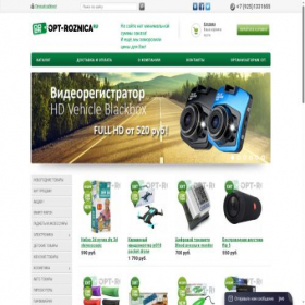 Скриншот главной страницы сайта opt-roznica.ru