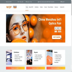 Скриншот главной страницы сайта opticsfair.com