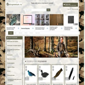 Скриншот главной страницы сайта opticspremium.ru