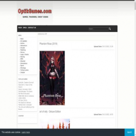 Скриншот главной страницы сайта optikgames.com