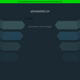 Скриншот главной страницы сайта optimalyieldsltd.com