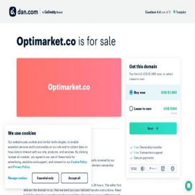 Скриншот главной страницы сайта optimarket.co