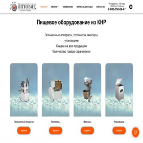 Скриншот главной страницы сайта optovik-blg.ru