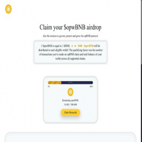 Скриншот главной страницы сайта opwbnb-swap.xyz