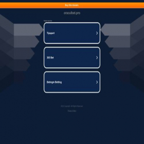 Скриншот главной страницы сайта oraculbet.pro